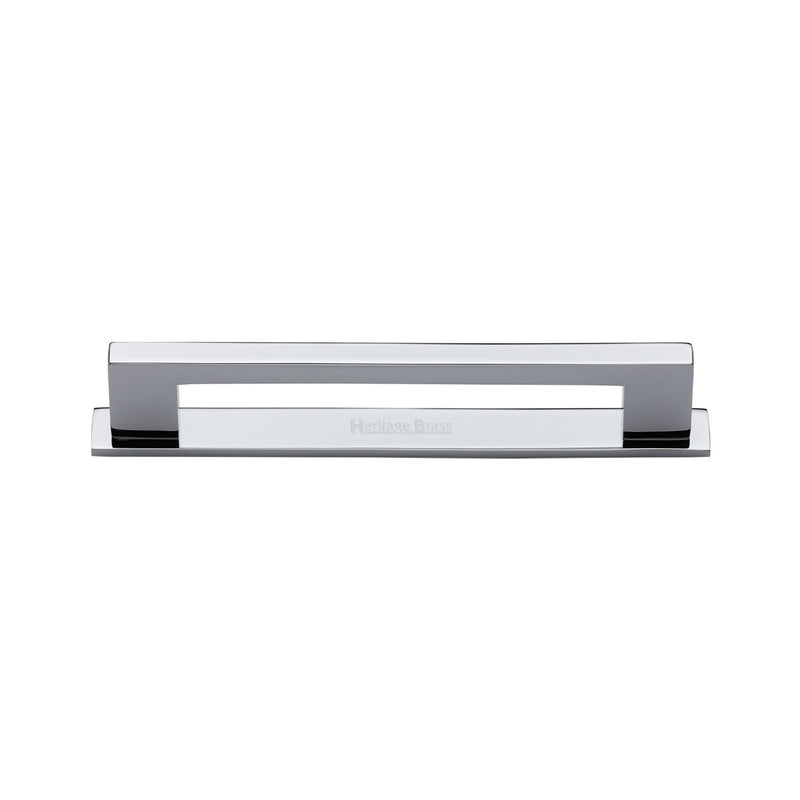 Heritage Brass Metro Cabinet Pull Handle with Plate