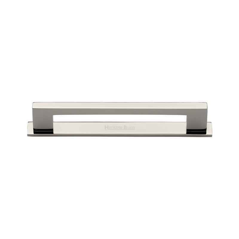 Heritage Brass Metro Cabinet Pull Handle with Plate