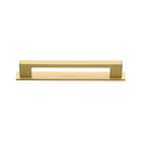 Heritage Brass Metro Cabinet Pull Handle with Plate