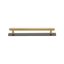 Heritage Brass Step Cabinet Pull Handle with Plate