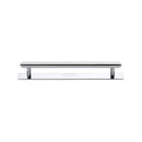 Heritage Brass Step Cabinet Pull Handle with Plate