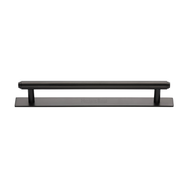 Heritage Brass Step Cabinet Pull Handle with Plate