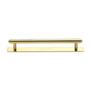 Heritage Brass Step Cabinet Pull Handle with Plate