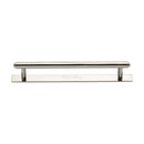 Heritage Brass Step Cabinet Pull Handle with Plate