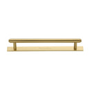 Heritage Brass Step Cabinet Pull Handle with Plate