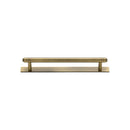 Heritage Brass Step Cabinet Pull Handle with Plate