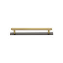 Heritage Brass Step Cabinet Pull Handle with Plate