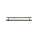 Heritage Brass Step Cabinet Pull Handle with Plate