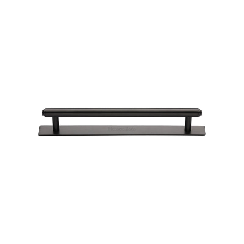 Heritage Brass Step Cabinet Pull Handle with Plate
