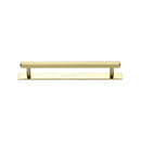Heritage Brass Hexagonal Cabinet Pull Handle with Plate
