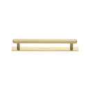 Heritage Brass Hexagonal Cabinet Pull Handle with Plate