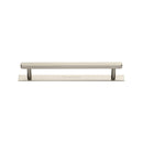 Heritage Brass Hexagonal Cabinet Pull Handle with Plate