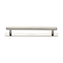 Heritage Brass Hexagonal Cabinet Pull Handle with Plate