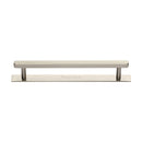 Heritage Brass Hexagonal Cabinet Pull Handle with Plate