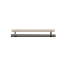 Heritage Brass Hexagonal Cabinet Pull Handle with Plate