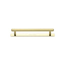 Heritage Brass Hexagonal Cabinet Pull Handle with Plate