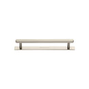 Heritage Brass Hexagonal Cabinet Pull Handle with Plate