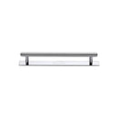 Heritage Brass Knurled Cabinet Pull Handle with Plate