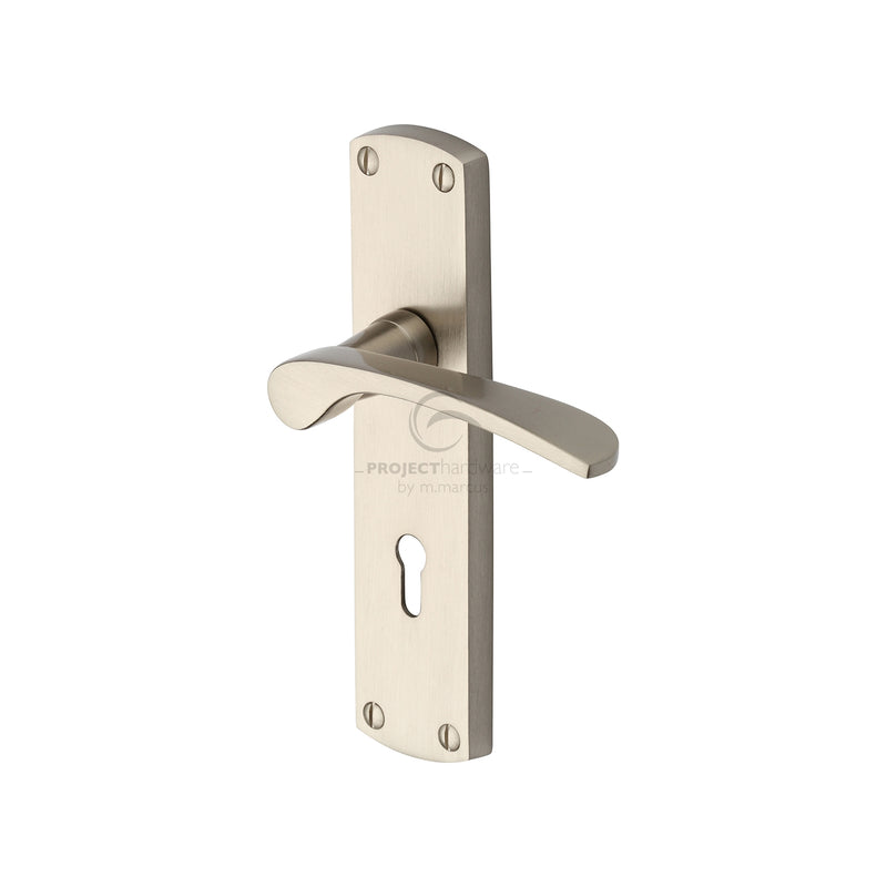 Project Hardware Luca Door Handle on Plate
