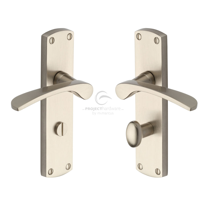 Project Hardware Luca Door Handle on Plate