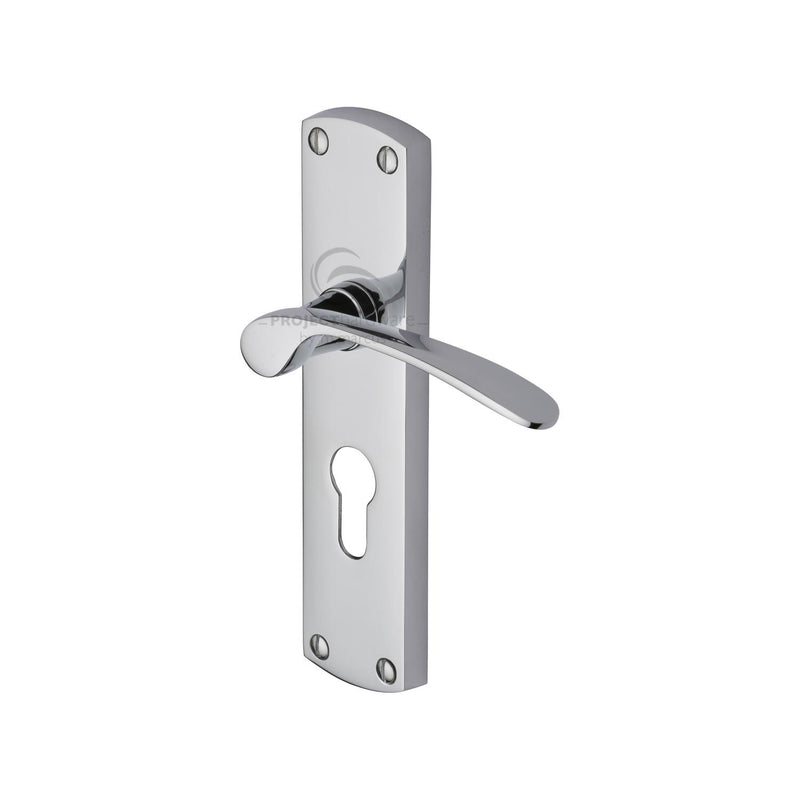 Project Hardware Luca Door Handle on Plate