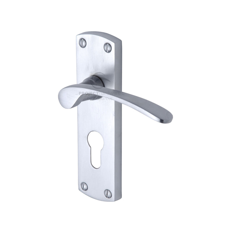 Project Hardware Luca Door Handle on Plate
