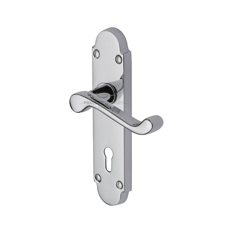 Project Hardware Milton Door Handle on Plate