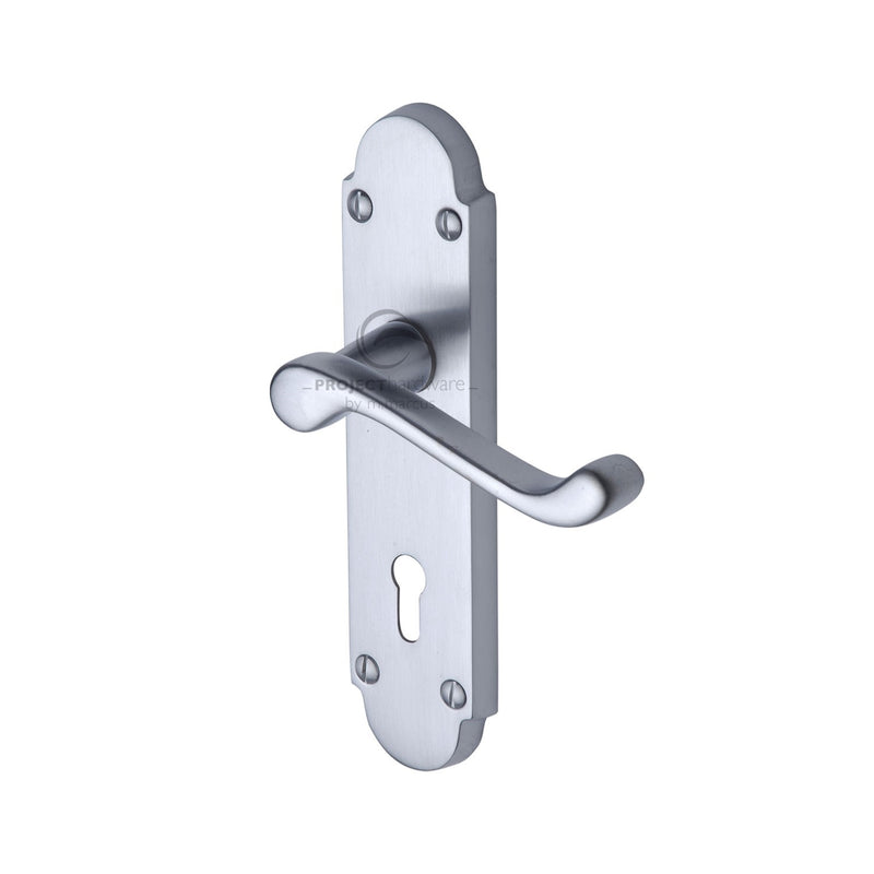 Project Hardware Milton Door Handle on Plate