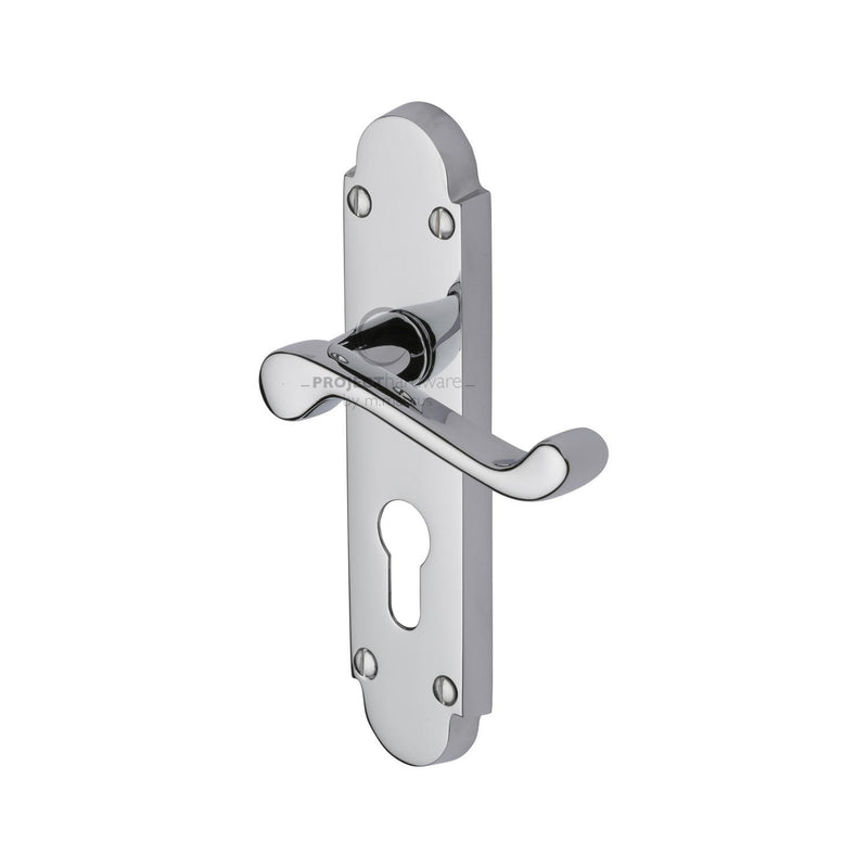 Project Hardware Milton Door Handle on Plate