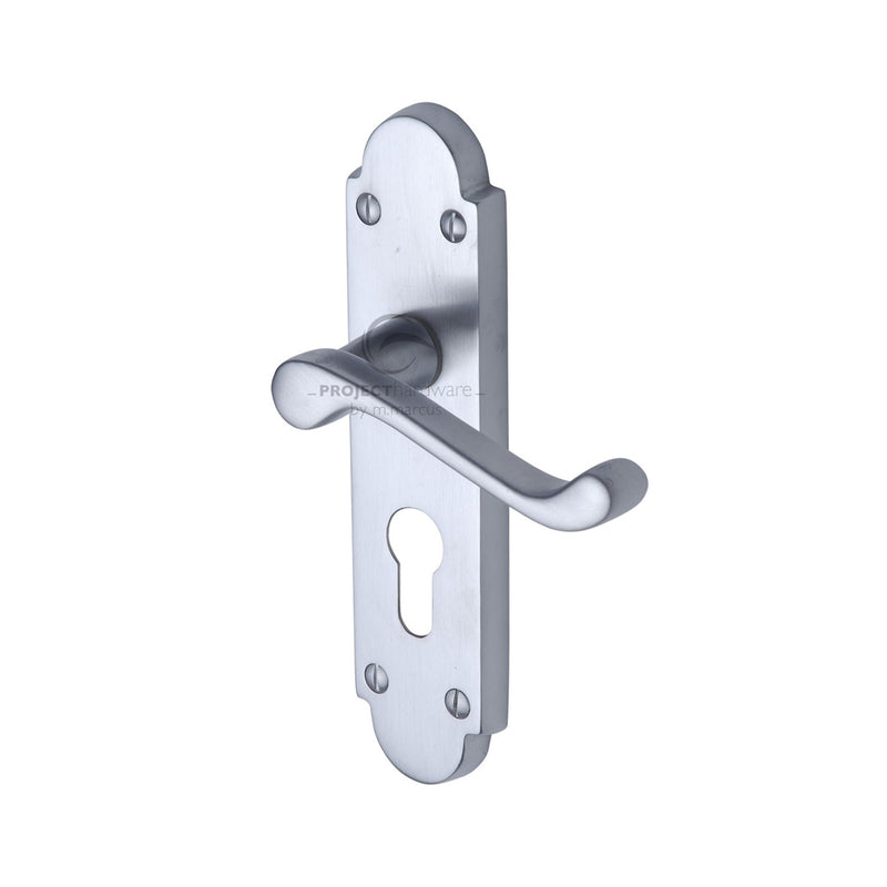Project Hardware Milton Door Handle on Plate