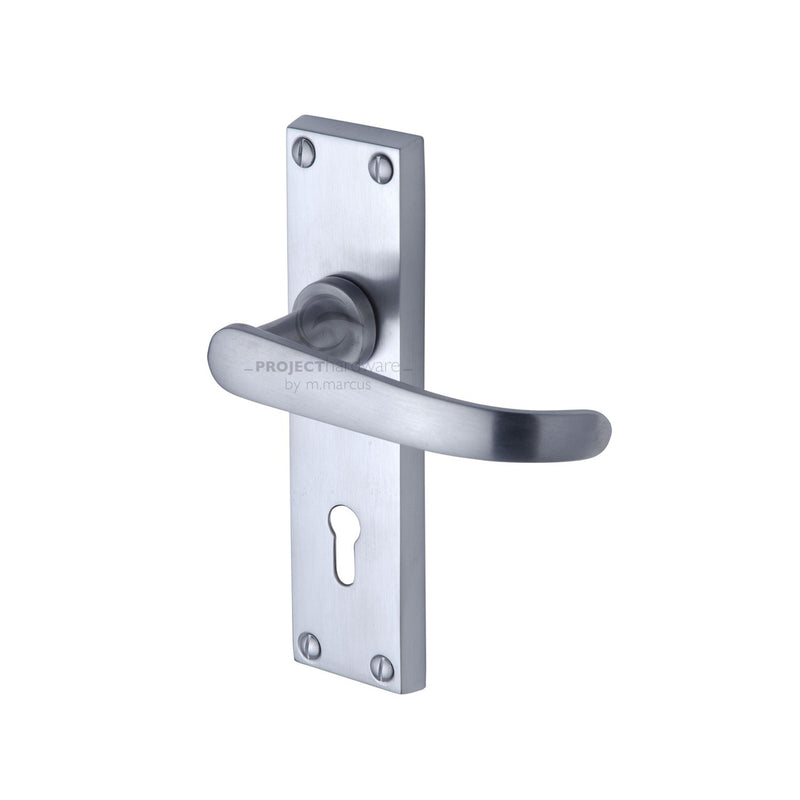 Project Hardware Avon Door Handle on Plate