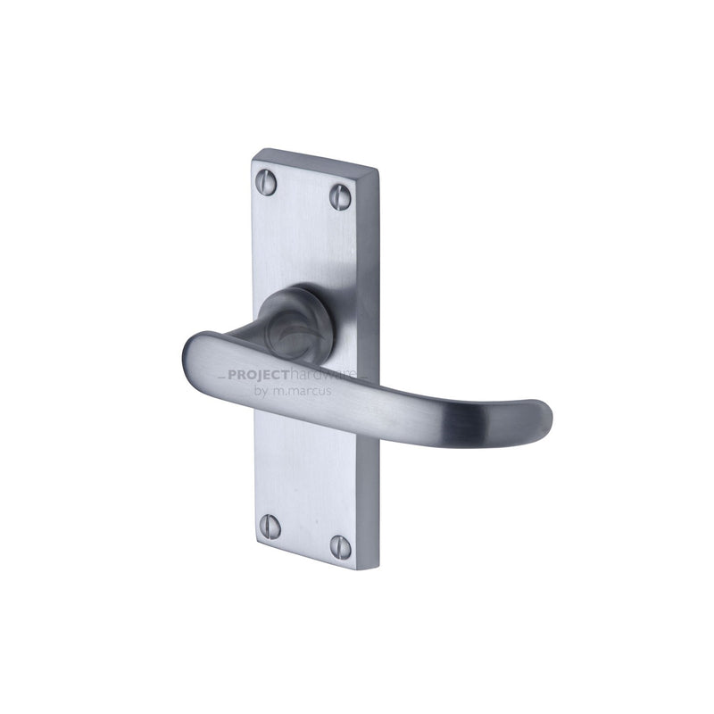 Project Hardware Avon Short Door Handle on Plate