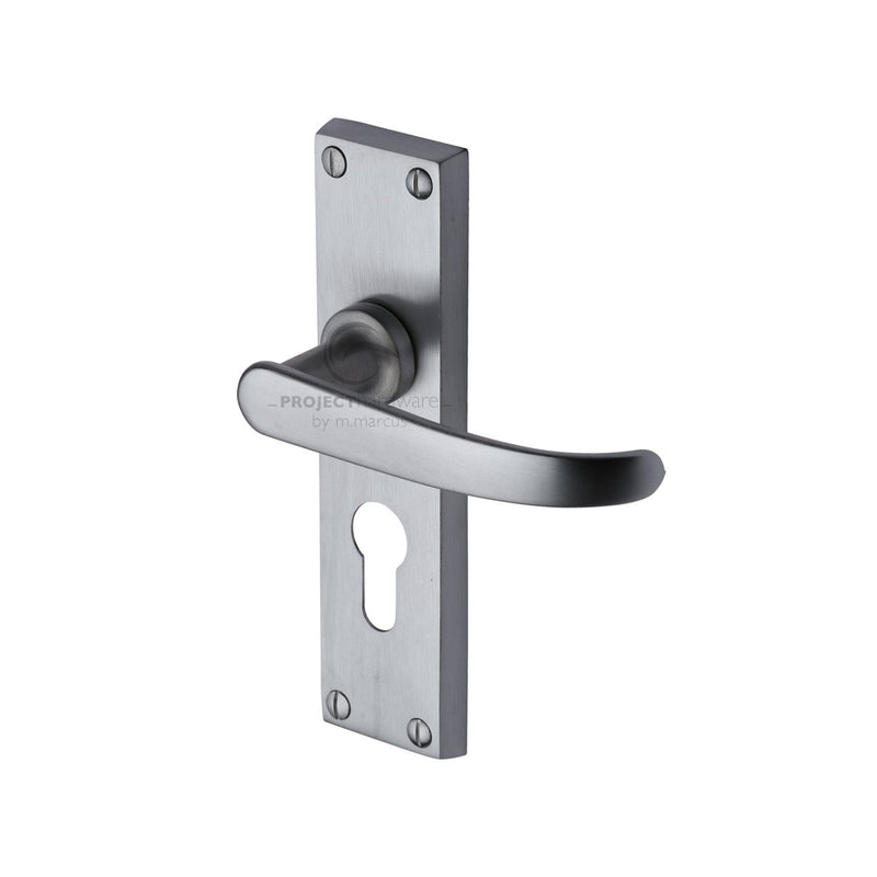 Project Hardware Avon Door Handle on Plate
