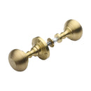 Heritage Brass Reeded Rim Door Knob