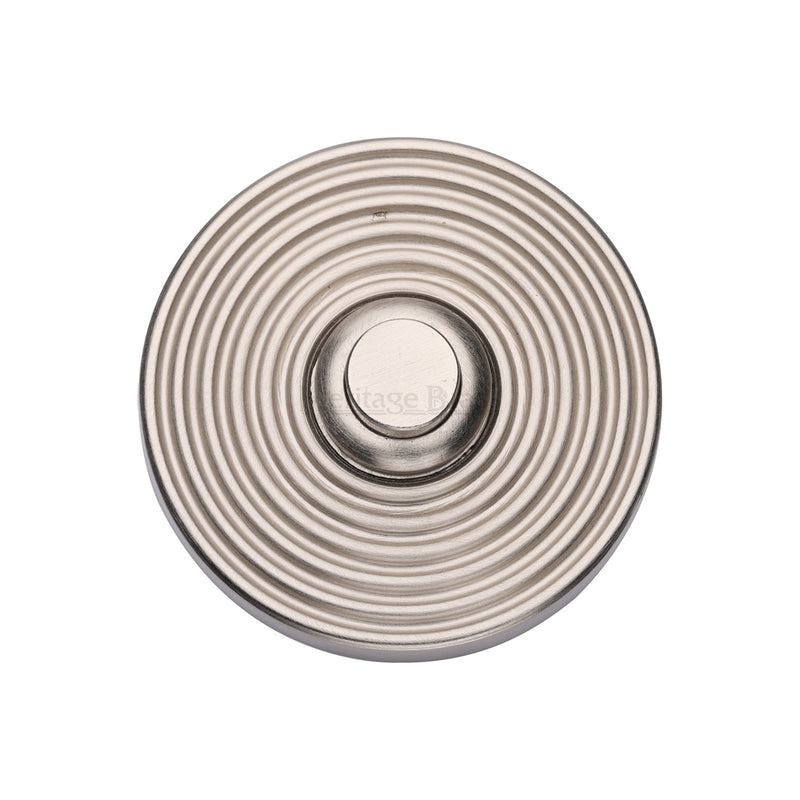 Heritage Brass Reeded Bell Push