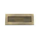 Heritage Brass Reeded Letterplate