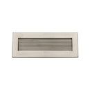 Heritage Brass Reeded Letterplate