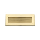 Heritage Brass Reeded Letterplate