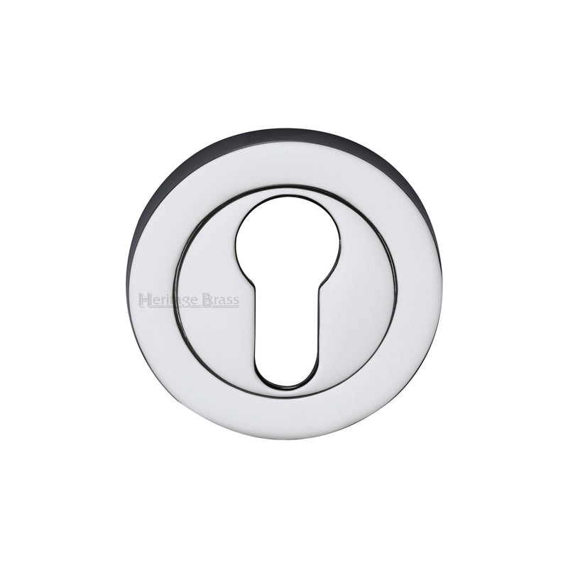 Heritage Brass Euro Profile Cylinder Escutcheon Round - RS2004