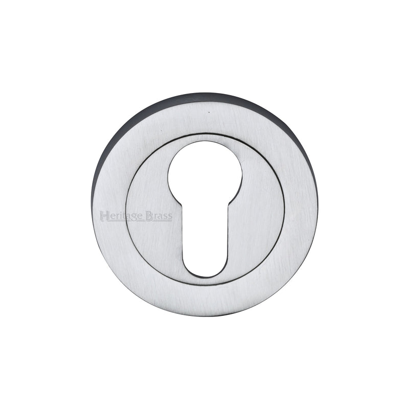Heritage Brass Euro Profile Cylinder Escutcheon Round - RS2004