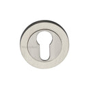 Heritage Brass Euro Profile Cylinder Escutcheon Round - RS2004