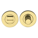 Heritage Brass Round Knurled Bathroom Turn & Release