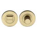 Heritage Brass Round Knurled Bathroom Turn & Release