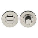 Heritage Brass Round Knurled Bathroom Turn & Release