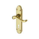 Heritage Brass Savoy Door Handle on Plate