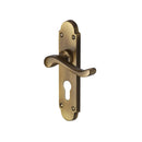 Heritage Brass Savoy Door Handle on Plate