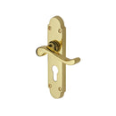 Heritage Brass Savoy Door Handle on Plate