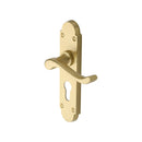 Heritage Brass Savoy Door Handle on Plate