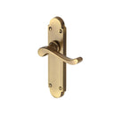 Heritage Brass Savoy Door Handle on Plate