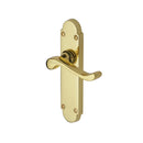 Heritage Brass Savoy Door Handle on Plate